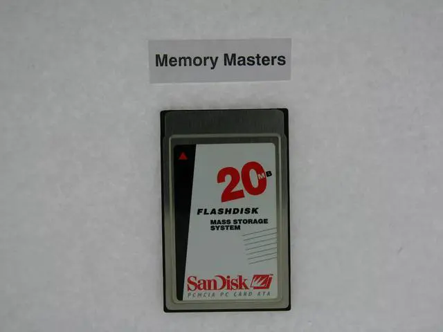 Main image of SDP3B 20MB Approved SanDisk PCMCIA ATA Flash Card