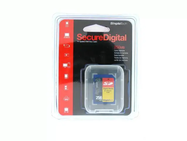 Main image of SimpleTech 256 MB Secure Digital Card (STI-SD/256) "Brand New"