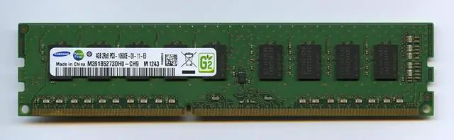 Main image of SAMSUNG 4GB 240-Pin DDR3 SDRAM ECC Unbuffered DDR3 1333 Server Memory Model M391B5273DH0-CH9