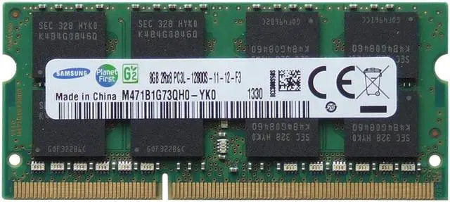 Alt view image 2 of 7 - SAMSUNG M471B1G73Qh0-Yk0 8Gb (1X8Gb) Pc312800 Ddr31600Mhz Dual Rank Non Ecc Unbuffered Cl11 Sodimm Memory Module-M471B1G73Qh0-Yk0