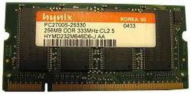 Main image of 256MB 333MHz SODIMM Memory module DB