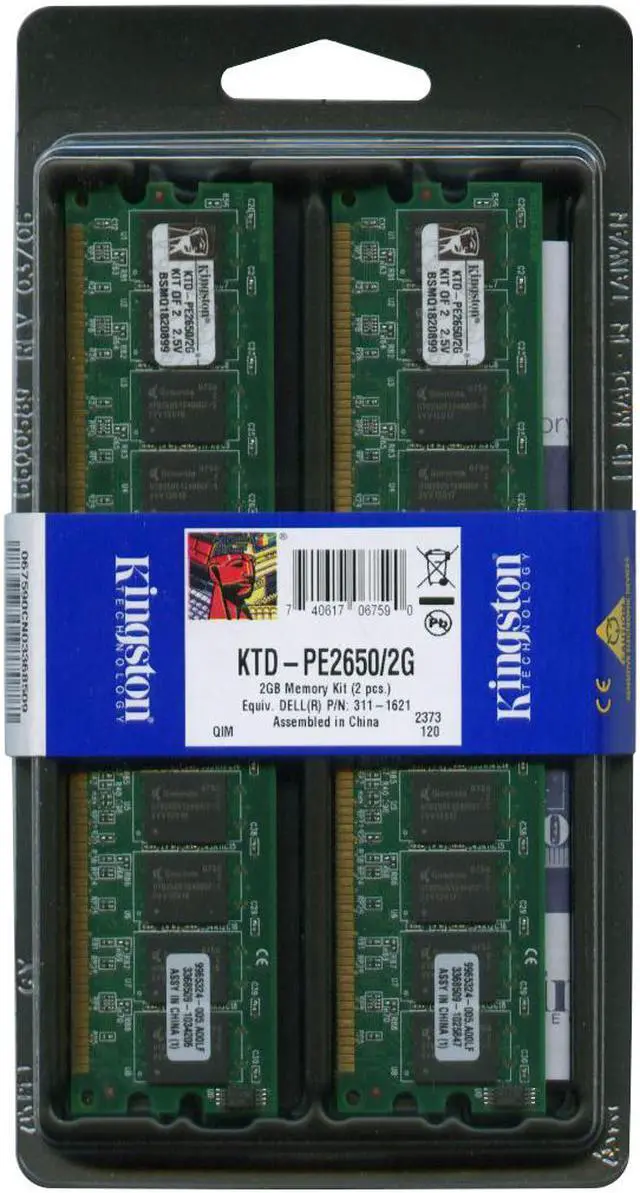 Main image of Kingston 2GB DDR KIT