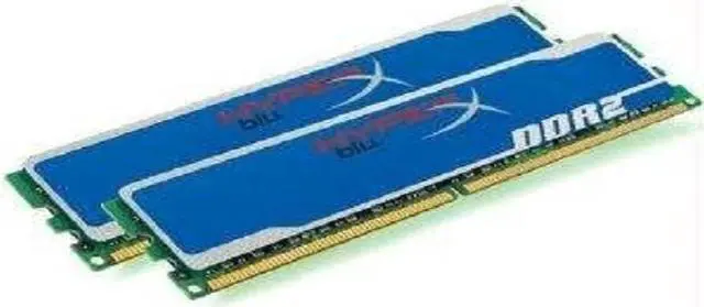 Main image of New - 4GB 800MHZ DDR2 NON-ECC CL5 DIMM KIT2 - KHX6400D2B1K2/4G