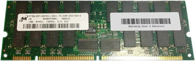 Main image of MICRON MEMORY MODULE:1GB PC133 ECC SD RAM