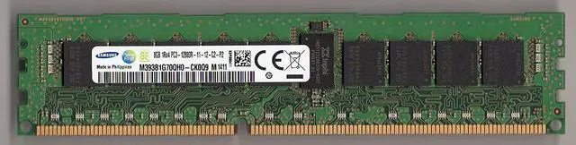 Main image of MICRON M393B1G70QH0-CK0Q9 PC3-12800R DDR3 1600 8GB ECC REG 1RX4 (FOR SERVER ONLY)