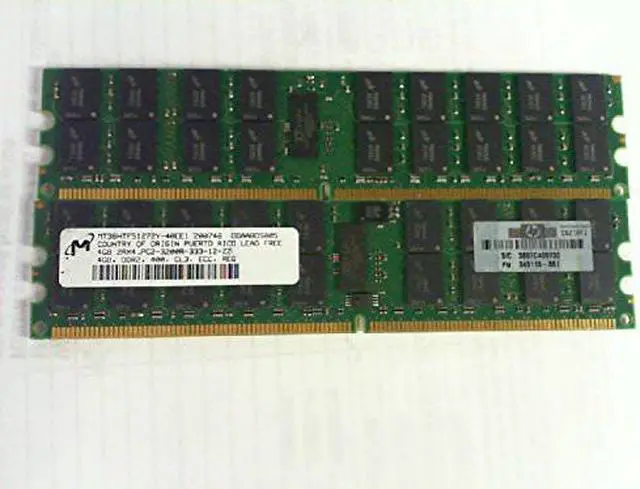 Main image of MICRON MT36HTF51272Y-40EE1 4GB DDR2 2RX4 REG ECC PC2-3200 CL3 512MBX72 256MX4 240P DIMM
