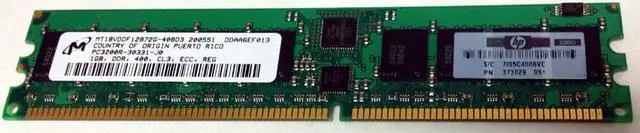 Main image of MT18VDDF12872Y-40BD3 MICRON 1GB (1X1GB) PC3200 DDR MODULE