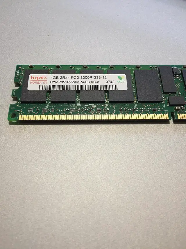 Main image of HYNIX HYMP351R72AMP4-E3 Hynix 4GB PC2 3200R DDR2 400MHz ECC Server Memory HYMP351R72AMP4 E3