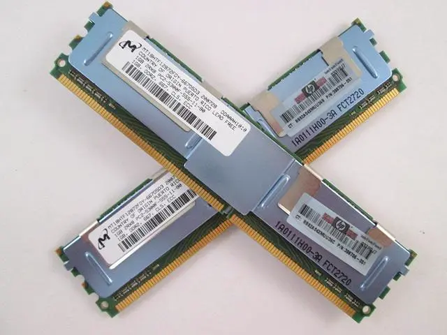 PC周辺機器 1?GB ddr2?pc2???5300?667?MHz 240pin ECC FB - DIMM cl5?mt18htf12872fdy-667d5d3 1GB DDR2 PC2-5300 667MHz 240pin ECC FB-DIMM CL5