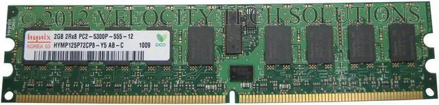 Main image of Dell WP130 2GB (1X2GB) Memory | Poweredge 2970 R300 R805 R905 T300
