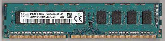 Main image of HYNIX HMT351U7EFR8C-PB PC3-12800E DDR3 1600 4GB 2RX8 ECC ONLY