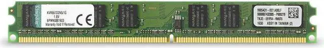 Main image of Kingston ValueRAM 1GB 667MHz DDR2 Non-ECC CL5 DIMM Desktop Memory