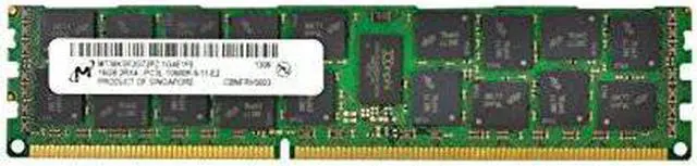 Alt view image 2 of 5 - MICRON Mt36Ksf2G72Pz-1G4E1    16Gb (1X16Gb) Pc310600 1333Mhz Cl9 Ddr3 Sdram   2Rx4 240Pin Registered Ecc Memory Module-Mt36Ksf2G72Pz-1G4E1