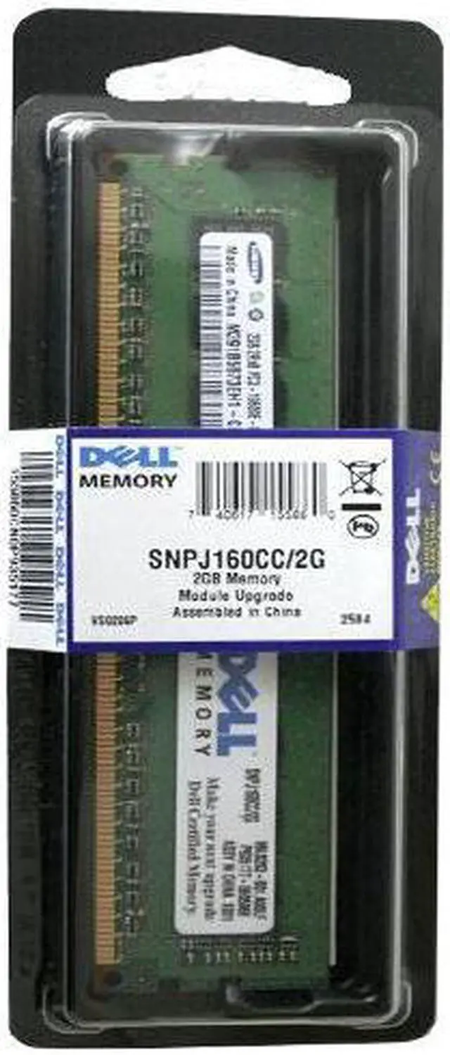 Main image of Dell Hynix 2gb Ddr3 Pc3-10600 1333mhz Ecc Unregistered Cl9 1.5v Dual Rank Sdram