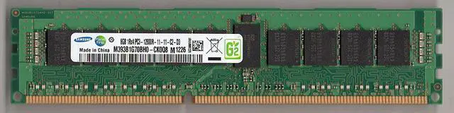 Main image of SAMSUNG M393B1G70BH0-CK0Q8 PC3-12800R DDR3 1600 8GB ECC REG 1RX4 (FOR SERVER ONLY)