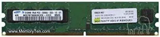 Main image of M378T6553CZ3-CCC Samsung 512mb Ddr2 400mhz Pc2-3200u 240pins Non-Ecc
