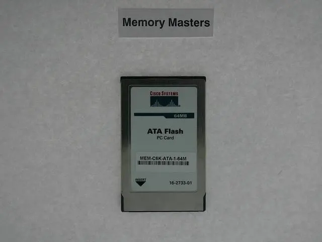 Main image of MEM-C6K-ATA-1-64M 64MB Approved Flash Card Cisco 6000/6500 SUP2