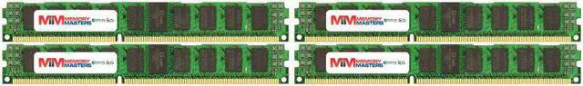 Main image of MemoryMasters 32GB (8x 4GB) DDR3 PC3-12800 1600MHz DIMM (240-Pin) Desktop Memory with Black Heatspreaders CL 10-10-10-27 1.5V -