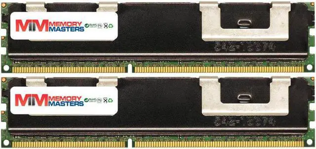 Main image of MemoryMasters 4GB (2GBx2) 240-pin DIMM DDR2 PC2-5300 CL=5 1.8V 256Meg x 72 Memory Kit