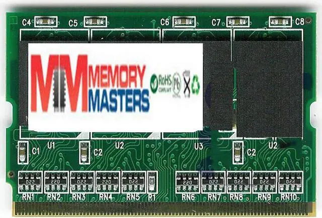Main image of MemoryMasters 512MB 172pin PC2700(333Mhz) 64x8 DDR MicroDIMM