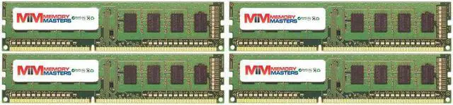 Main image of MemoryMasters 16GB (4x4GB) DDR3-1600MHz PC3-12800 NON-ECC UDIMM 2Rx8 Desktop Memory Module