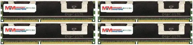 Main image of MemoryMasters 32GB (4x 8GB) DDR3 PC3-12800 1600MHz DIMM with Black Heatspreaders 240-Pin RAM Desktop Memory 11-11-11-28