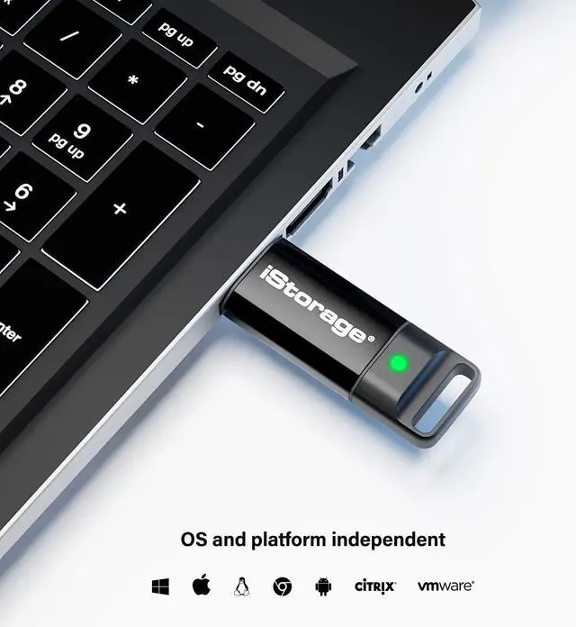 Alt view image 7 of 9 - iStorage datAshur BT USB 3.2 Encrypted Secure Flash Drive 128GB - Unlock wirelessly via your smartphone using Bluetooth (iOS/Android) - Remote Management Ready (IS-FL-DBT-256-128)