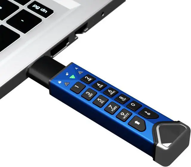 Alt view image 7 of 9 - iStorage datAshur SD, hardware encrypted USB type-C flash drive, designed to incorporate removable iStorage microSD Cards (sold separately), password protected, FIPS compliant (IS-FL-DSD-256-SP)