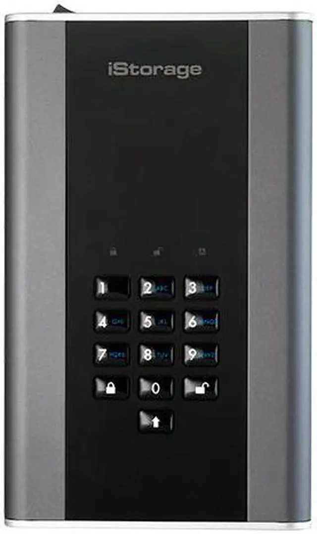 Main image of iStorage diskAshur DT2 20TB Secure encrypted desktop hard drive - FIPS Level 3 certified, Password protected, military grade hardware encryption IS-DT2-256-20000-C-X
