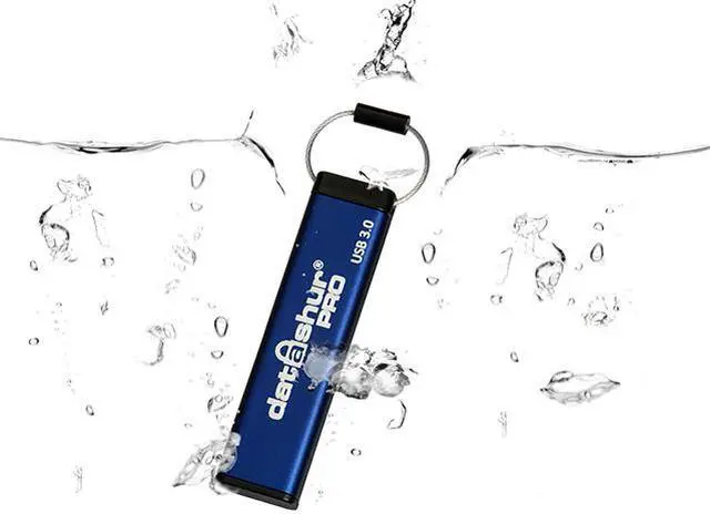 Alt view image 4 of 11 - iStorage datAshur Pro 32GB USB Flash Drive 256bit AES Encryption IS-FL-DA3-256-32