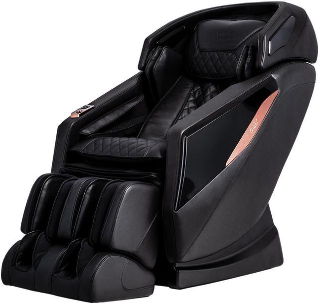 Black massage chair with bluetooth online technology