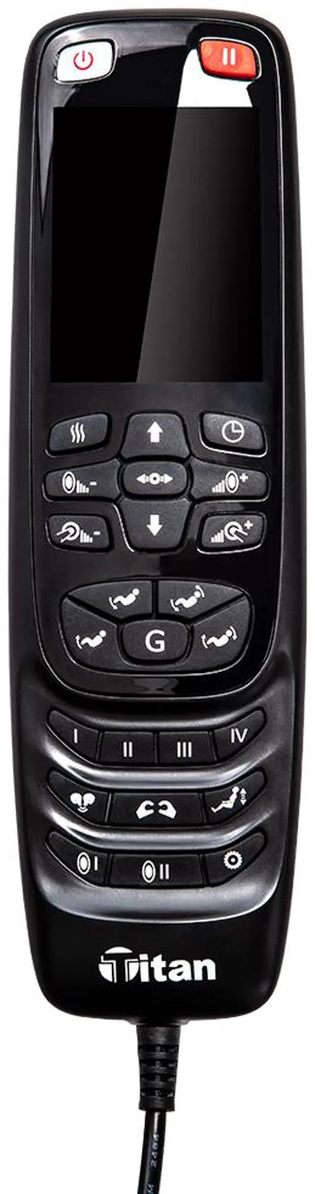 Alt view image 5 of 7 - Titan Luca V Massage Chair with Heat, Zero-Gravity Recline, Bluetooth Speakers, SL-Track, Auto/Manual Massage Modes, Extendable Footrest, Space-Saving, Full-Body Air Compression Massage.