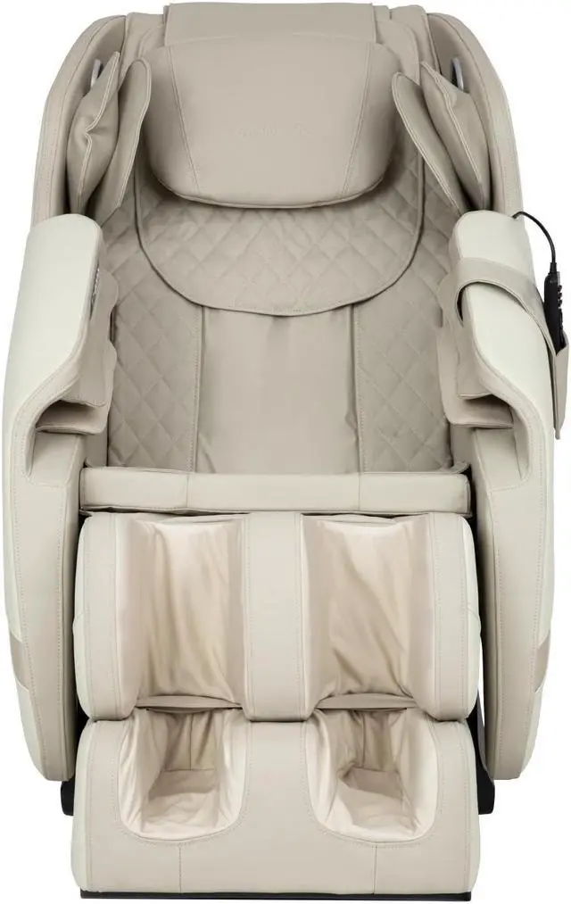 Alt view image 3 of 4 - Titan AmaMedic Q7 Full Body Shiatsu Massage Chair with Zero Gravity, Foot Rollers, Bluetooth (Beige)