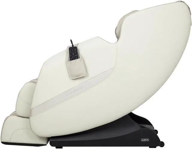 Alt view image 4 of 4 - Titan AmaMedic Q7 Full Body Shiatsu Massage Chair with Zero Gravity, Foot Rollers, Bluetooth (Beige)