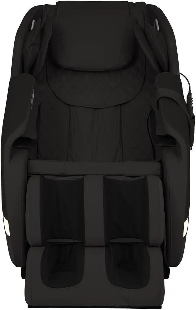 Alt view image 2 of 3 - Titan AmaMedic Q7 Full Body Shiatsu Massage Chair with Zero Gravity, Foot Rollers, Bluetooth (Brown)