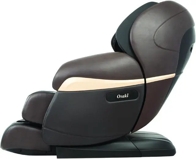 Alt view image 3 of 3 - Osaki Pro OS-4D Paragon Zero Gravity Full Body Massage Chair (Brown)