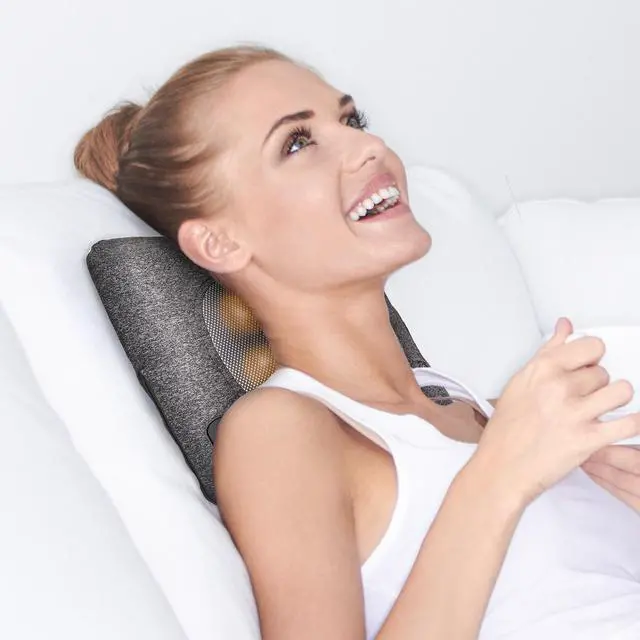 Alt view image 5 of 5 - AmaMedic AM-61 Shiatsu Massage Cushion  with Heat - relieve & relax tense muscles,