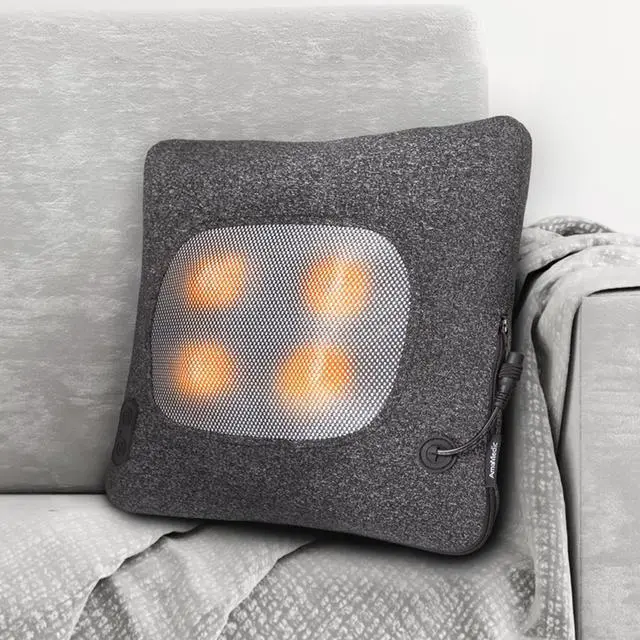 Alt view image 2 of 5 - AmaMedic AM-61 Shiatsu Massage Cushion  with Heat - relieve & relax tense muscles,