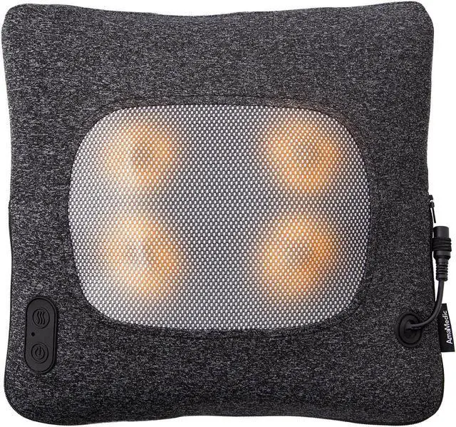 Alt view image 4 of 5 - AmaMedic AM-61 Shiatsu Massage Cushion  with Heat - relieve & relax tense muscles,