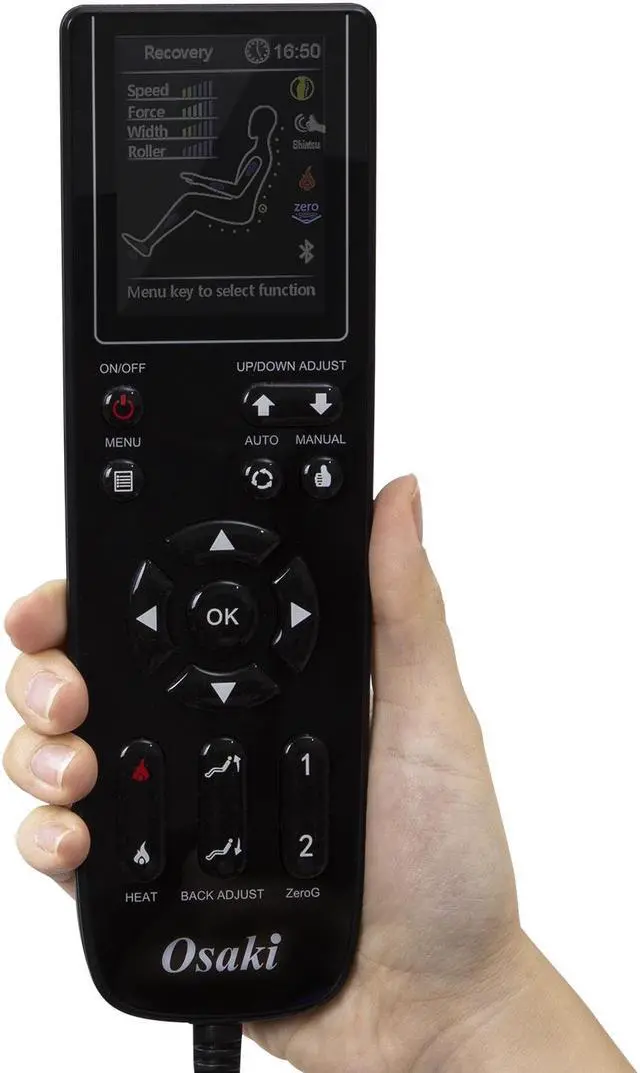 Alt view image 4 of 5 - Osaki OS-Atai Black Full body massage, S-L Track, Zero Gravity, Foot Rollers, Space Saving technology