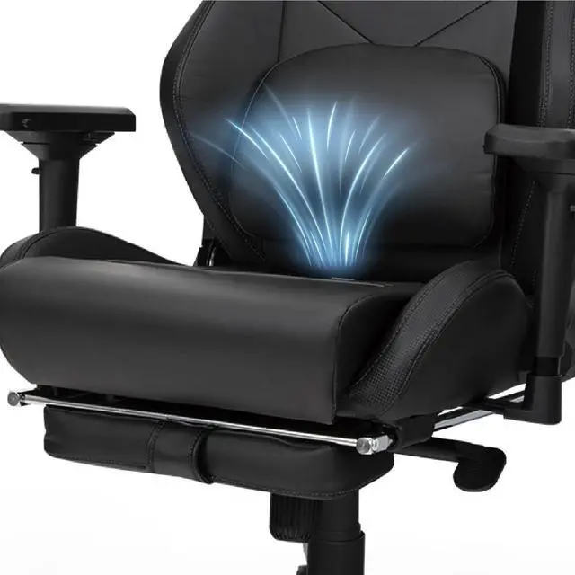 Alt view image 2 of 7 - Osaki Katana  Pro Gaming Chair w/ Shiatsu Massage & Air Cooling with Adjustable Footrest