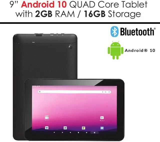 Alt view image 5 of 6 - Supersonic SC-2109 Tablet 9 Android 10 QUAD Core Tablet with 2GB RAM / 16GB Storage