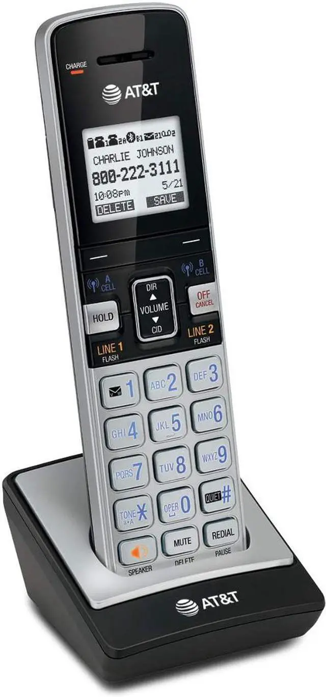 Alt view image 2 of 6 - AT&T TL86003 Accessory Handset for TL86103