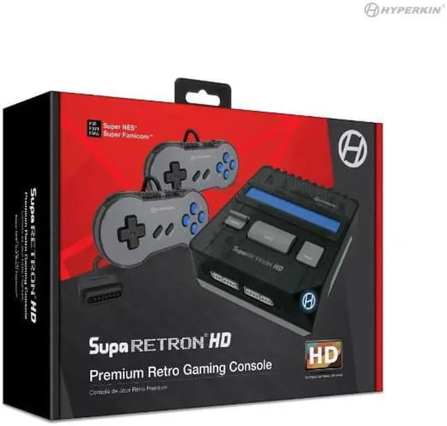 Alt view image 8 of 11 - Hyperkin SupaRetroN HD Gaming Console for Super NES/Super Famicom (Space Black)