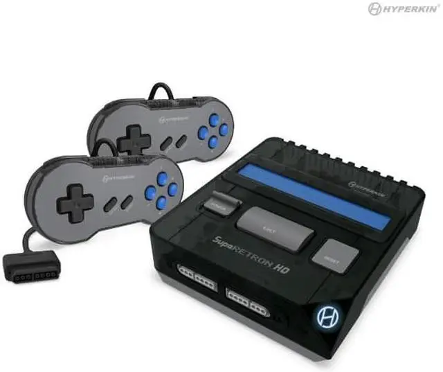 Alt view image 9 of 11 - Hyperkin SupaRetroN HD Gaming Console for Super NES/Super Famicom (Space Black)
