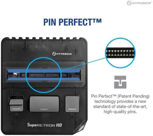 Alt view image 10 of 11 - Hyperkin SupaRetroN HD Gaming Console for Super NES/Super Famicom (Space Black)