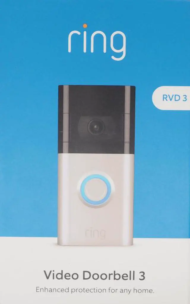 Alt view image 9 of 20 - Ring Video Doorbell 3 8VRSLZ-0EN0 1080p HD Wi-Fi Video 2-way Talk