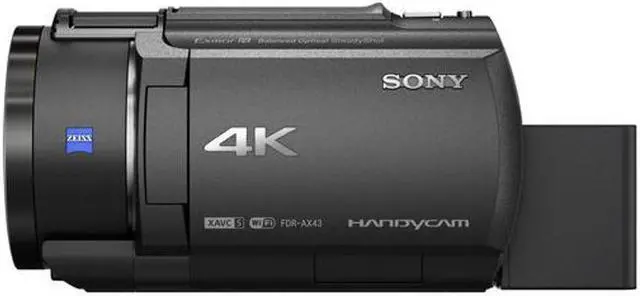 Alt view image 14 of 20 - Sony Handycam AX43 Digital Camcorder 3" LCD Touchscreen CMOS 4K FDRAX43B