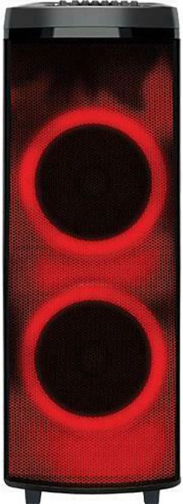 Alt view image 2 of 12 - Super Sonic IQ-7012DJBT Bluetooth 2 x 12” True Wireless Rechargeable Speaker 90 Watts with FIRE Light Show, FM, Mic