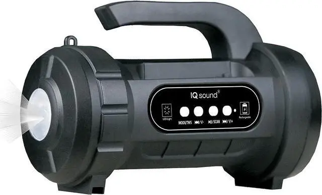 Main image of Supersonic SC-1096BT Rechargeable Bluetooth Speaker with True Wireless Stereo (TWS) Technology, FM Radio and Built-in LE